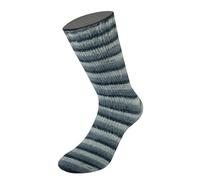 Lana Grossa Cosy Socks Soft Strips 104 - Anthrazit/Dunkel-/Maus-/Hellgrau