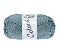 LANA GROSSA Cotone | Baumwollbasicgarn | Handstrickgarn aus 100% Baumwolle | 50g Wolle zum Stricken & Häkeln | 125m Garn FB 89