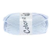LANA GROSSA Cotone | Baumwollbasicgarn | Handstrickgarn aus 100% Baumwolle | 50g Wolle zum Stricken & Häkeln | 125m Garn FB 8