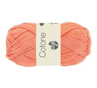 LANA GROSSA Cotone | Baumwollbasicgarn | Handstrickgarn aus 100% Baumwolle | 50g Wolle zum Stricken & Häkeln | 125m Garn FB 75
