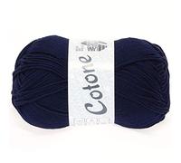 LANA GROSSA Cotone | Baumwollbasicgarn | Handstrickgarn aus 100% Baumwolle | 50g Wolle zum Stricken & Häkeln | 125m Garn FB 20
