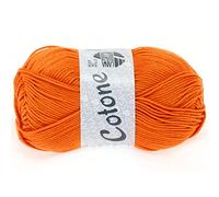 LANA GROSSA Cotone | Baumwollbasicgarn | Handstrickgarn aus 100% Baumwolle | 50g Wolle zum Stricken & Häkeln | 125m Garn FB 39