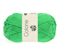 LANA GROSSA Cotone | Baumwollbasicgarn | Handstrickgarn aus 100% Baumwolle | 50g Wolle zum Stricken & Häkeln | 125m Garn FB 46