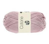LANA GROSSA Cotone | Baumwollbasicgarn | Handstrickgarn aus 100% Baumwolle | 50g Wolle zum Stricken & Häkeln | 125m Garn FB 58