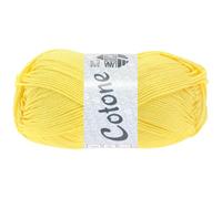 LANA GROSSA Cotone | Baumwollbasicgarn | Handstrickgarn aus 100% Baumwolle | 50g Wolle zum Stricken & Häkeln | 125m Garn FB 16