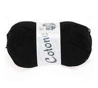 LANA GROSSA Cotone | Baumwollbasicgarn | Handstrickgarn aus 100% Baumwolle | 50g Wolle zum Stricken & Häkeln | 125m Garn FB 21
