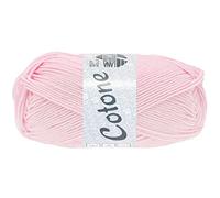 LANA GROSSA Cotone | Baumwollbasicgarn | Handstrickgarn aus 100% Baumwolle | 50g Wolle zum Stricken & Häkeln | 125m Garn FB 122