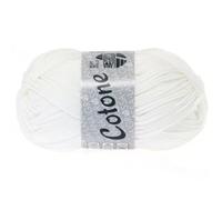 LANA GROSSA Cotone | Baumwollbasicgarn | Handstrickgarn aus 100% Baumwolle | 50g Wolle zum Stricken & Häkeln | 125m Garn FB 22