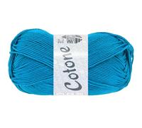 LANA GROSSA Cotone | Baumwollbasicgarn | Handstrickgarn aus 100% Baumwolle | 50g Wolle zum Stricken & Häkeln | 125m Garn FB 10