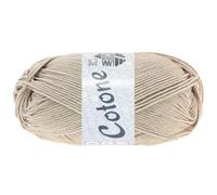 LANA GROSSA Cotone | Baumwollbasicgarn | Handstrickgarn aus 100% Baumwolle | 50g Wolle zum Stricken & Häkeln | 125m Garn FB 26