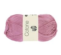 LANA GROSSA Cotone | Baumwollbasicgarn | Handstrickgarn aus 100% Baumwolle | 50g Wolle zum Stricken & Häkeln | 125m Garn FB 57