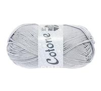 LANA GROSSA Cotone | Baumwollbasicgarn | Handstrickgarn aus 100% Baumwolle | 50g Wolle zum Stricken & Häkeln | 125m Garn FB 63