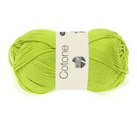 LANA GROSSA Cotone | Baumwollbasicgarn | Handstrickgarn aus 100% Baumwolle | 50g Wolle zum Stricken & Häkeln | 125m Garn FB 23