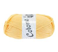 LANA GROSSA Cotone | Baumwollbasicgarn | Handstrickgarn aus 100% Baumwolle | 50g Wolle zum Stricken & Häkeln | 125m Garn FB 129