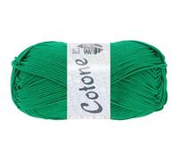 LANA GROSSA Cotone | Baumwollbasicgarn | Handstrickgarn aus 100% Baumwolle | 50g Wolle zum Stricken & Häkeln | 125m Garn