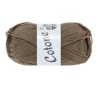 LANA GROSSA Cotone | Baumwollbasicgarn | Handstrickgarn aus 100% Baumwolle | 50g Wolle zum Stricken & Häkeln | 125m Garn FB 30