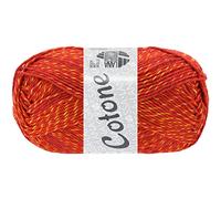 LANA GROSSA Cotone Mouline | Baumwollbasicgarn | Handstrickgarn aus 100% Baumwolle | 50g Wolle zum Stricken & Häkeln | 125m Garn FB 519