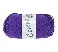 LANA GROSSA Cotone Neon | Baumwollbasicgarn | Handstrickgarn aus 100% Baumwolle | 50g Wolle zum Stricken & Häkeln | 125m Garn