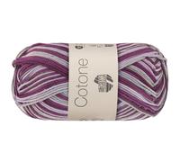 LANA GROSSA Cotone Print | Baumwollbasicgarn | Handstrickgarn aus 100% Baumwolle | 50g Wolle zum Stricken & Häkeln | 125m Garn FB 368