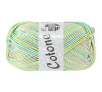 LANA GROSSA Cotone Print | Baumwollbasicgarn | Handstrickgarn aus 100% Baumwolle | 50g Wolle zum Stricken & Häkeln | 125m Garn