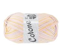 LANA GROSSA Cotone Print | Baumwollbasicgarn | Handstrickgarn aus 100% Baumwolle | 50g Wolle zum Stricken & Häkeln | 125m Garn FB 357