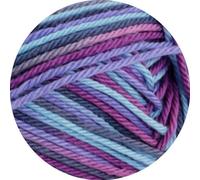 LANA GROSSA Cotone Print | Baumwollbasicgarn | Handstrickgarn aus 100% Baumwolle | 50g Wolle zum Stricken & Häkeln | 125m Garn FB 362
