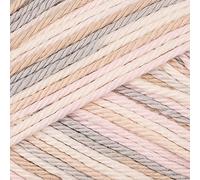 Cotone Print von Lana Grossa, Weiß/Rosè/Beige/Silbergrau, aus Baumwolle