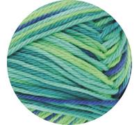 LANA GROSSA Cotone Print | Baumwollbasicgarn | Handstrickgarn aus 100% Baumwolle | 50g Wolle zum Stricken & Häkeln | 125m Garn FB 311