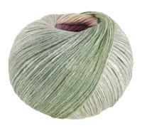 LANA GROSSA Cotonella | Weiches, bedrucktes Kettengarn aus unmercerisierter Pima Baumwolle | Handstrickgarn aus 100% Baumwolle (Pima) | 100g Wolle zum Stricken & Häkeln | 280m Garn