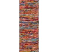 LANA GROSSA Cotonella Multi | Weiches, bedrucktes Kettengarn aus unmercerisierter Pima Baumwolle mit kleinen Glanzlichtern | 75% Baumwolle & 25% Polyacryl | 100g Wolle, Stricken | 270m Garn FB 109