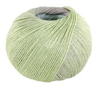 LANA GROSSA Cotonella | Weiches, bedrucktes Kettengarn aus unmercerisierter Pima Baumwolle | Handstrickgarn aus 100% Baumwolle (Pima) | 100g Wolle zum Stricken & Häkeln | 280m Garn FB 1