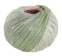 LANA GROSSA Cotonella | Weiches, bedrucktes Kettengarn aus unmercerisierter Pima Baumwolle | Handstrickgarn aus 100% Baumwolle (Pima) | 100g Wolle zum Stricken & Häkeln | 280m Garn FB 2