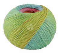 LANA GROSSA Cotonella | Weiches, bedrucktes Kettengarn aus unmercerisierter Pima Baumwolle | Handstrickgarn aus 100% Baumwolle (Pima) | 100g Wolle zum Stricken & Häkeln | 280m Garn