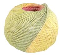 LANA GROSSA Cotonella | Weiches, bedrucktes Kettengarn aus unmercerisierter Pima Baumwolle | Handstrickgarn aus 100% Baumwolle (Pima) | 100g Wolle zum Stricken & Häkeln | 280m Garn FB 3