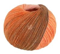 LANA GROSSA Cotonella | Weiches, bedrucktes Kettengarn aus unmercerisierter Pima Baumwolle | Handstrickgarn aus 100% Baumwolle (Pima) | 100g Wolle zum Stricken & Häkeln | 280m Garn FB 6