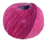 LANA GROSSA Cotonella | Weiches, bedrucktes Kettengarn aus unmercerisierter Pima Baumwolle | Handstrickgarn aus 100% Baumwolle (Pima) | 100g Wolle zum Stricken & Häkeln | 280m Garn FB 7