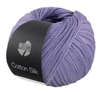 LANA GROSSA Cotton Silk | Edles Effektgarn aus Maulbeerseide gefüllt mit Baumwolle | Handstrickgarn aus 70% Baumwolle & 30% Seide | 50g Wolle zum Stricken & Häkeln | 140m Garn FB 1