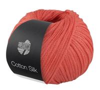 LANA GROSSA Cotton Silk | Edles Effektgarn aus Maulbeerseide gefüllt mit Baumwolle | Handstrickgarn aus 70% Baumwolle & 30% Seide | 50g Wolle zum Stricken & Häkeln | 140m Garn FB 6