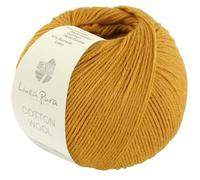 LANA GROSSA Cotton Wool | Klassisches Schurwollgarn mit Baumwolle | Handstrickgarn aus 53% Schurwolle (Merino extrafein) & 47% Baumwolle | 50g Wolle zum Stricken & Häkeln | 195m Garn FB 27