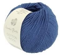 LANA GROSSA Cotton Wool | Klassisches Schurwollgarn mit Baumwolle | Handstrickgarn aus 53% Schurwolle (Merino extrafein) & 47% Baumwolle | 50g Wolle zum Stricken & Häkeln | 195m Garn FB 24
