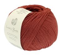 LANA GROSSA Cotton Wool | Klassisches Schurwollgarn mit Baumwolle | Handstrickgarn aus 53% Schurwolle (Merino extrafein) & 47% Baumwolle | 50g Wolle zum Stricken & Häkeln | 195m Garn FB 15