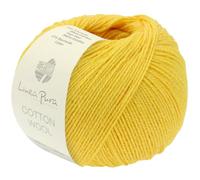 LANA GROSSA Cotton Wool | Klassisches Schurwollgarn mit Baumwolle | Handstrickgarn aus 53% Schurwolle (Merino extrafein) & 47% Baumwolle | 50g Wolle zum Stricken & Häkeln | 195m Garn FB 13