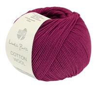 LANA GROSSA Cotton Wool | Klassisches Schurwollgarn mit Baumwolle | Handstrickgarn aus 53% Schurwolle (Merino extrafein) & 47% Baumwolle | 50g Wolle zum Stricken & Häkeln | 195m Garn FB 28
