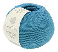 LANA GROSSA Cotton Wool | Klassisches Schurwollgarn mit Baumwolle | Handstrickgarn aus 53% Schurwolle (Merino extrafein) & 47% Baumwolle | 50g Wolle zum Stricken & Häkeln | 195m Garn FB 33