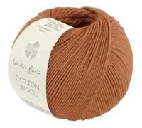 LANA GROSSA Cotton Wool | Klassisches Schurwollgarn mit Baumwolle | Handstrickgarn aus 53% Schurwolle (Merino extrafein) & 47% Baumwolle | 50g Wolle zum Stricken & Häkeln | 195m Garn FB 36