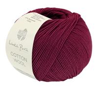 LANA GROSSA Cotton Wool | Klassisches Schurwollgarn mit Baumwolle | Handstrickgarn aus 53% Schurwolle (Merino extrafein) & 47% Baumwolle | 50g Wolle zum Stricken & Häkeln | 195m Garn FB 29