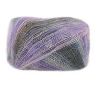 LANA GROSSA Cottonhair | Feines Lace-Garn aus Superkid Mohair mit Baumwolle | Handstrickgarn aus 70% Mohair (Superkid) & 30% Baumewolle| 50g Wolle zum Stricken & Häkeln | 450m Garn