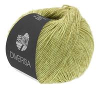 LANA GROSSA Diversa | Leichtes Baumwoll-Mischgarn mit zartem Melange-Effekt | Handstrickgarn aus 74% Baumwolle & 26% Viskose | 50g Wolle zum Stricken & Häkeln | 210m Garn FB 11