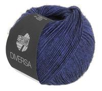 LANA GROSSA Diversa | Leichtes Baumwoll-Mischgarn mit zartem Melange-Effekt | Handstrickgarn aus 74% Baumwolle & 26% Viskose | 50g Wolle zum Stricken & Häkeln | 210m Garn FB 17