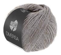 LANA GROSSA Diversa | Leichtes Baumwoll-Mischgarn mit zartem Melange-Effekt | Handstrickgarn aus 74% Baumwolle & 26% Viskose | 50g Wolle zum Stricken & Häkeln | 210m Garn FB 28
